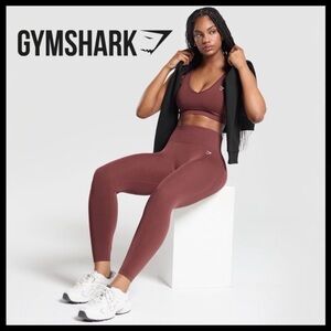 Gymshark Everyday Seamless Leggings•🤎 Burgundy Brown